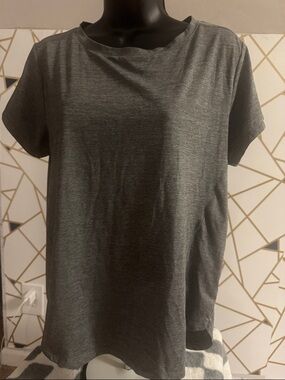 Champion Women's Short Sleeve Tee - Charcoal Gray